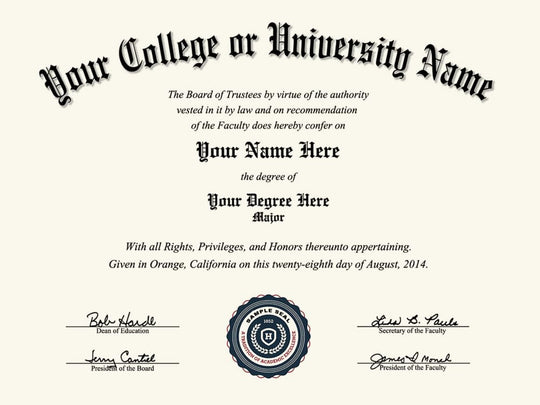 College Diplomas – One Day Diplomas