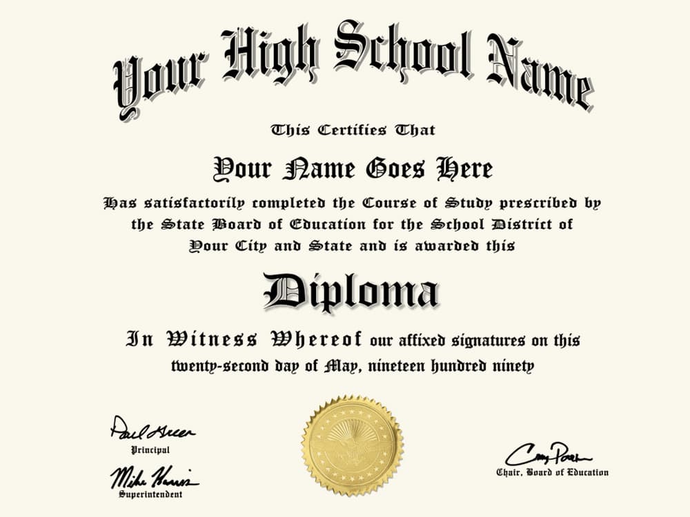 Buy High School Diploma 1