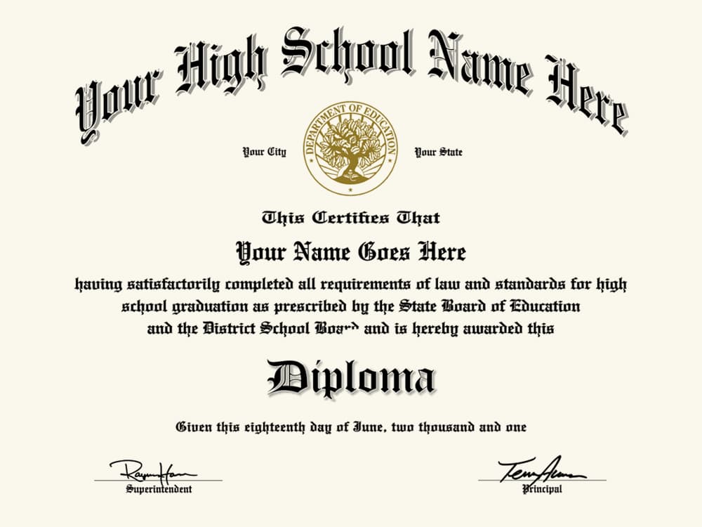 Buy High School Match Diploma
